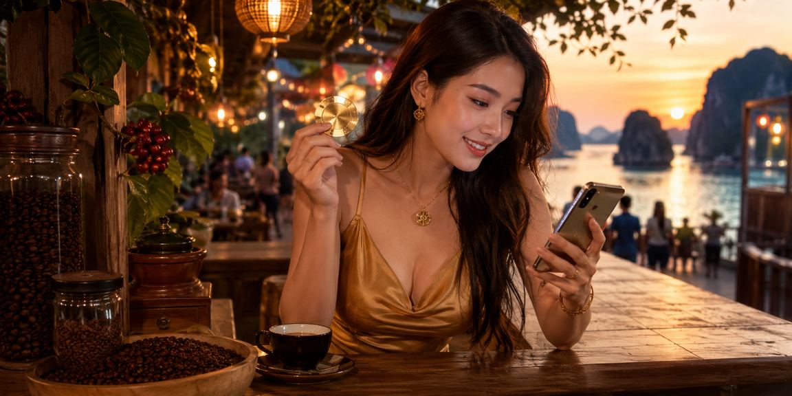 Vịnh Hạ Long và cà phê Việt gợi cách xem casino trên điện thoại