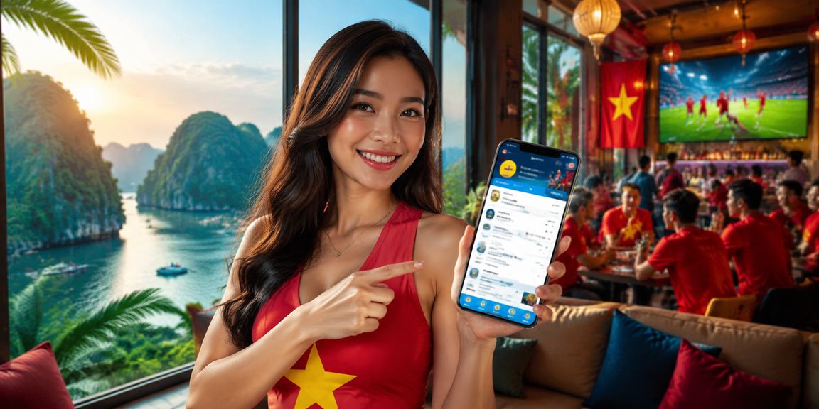 Khung cảnh Ninh Bình minh họa người dùng xem kèo thể thao trên di động